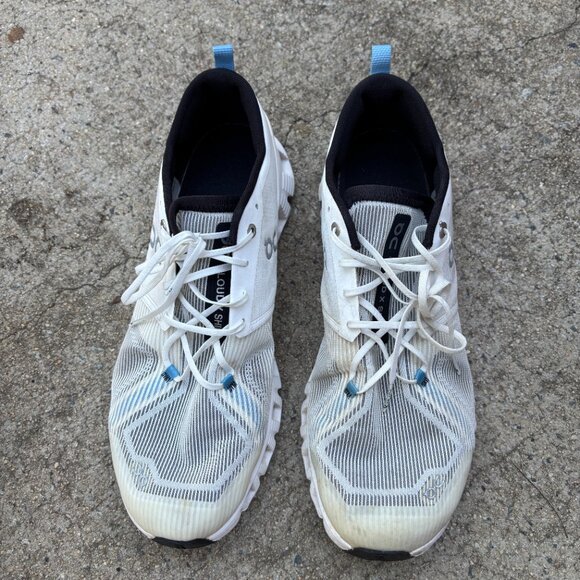 On Cloud Shoe Mens 11.5 White Cloud Walking Running Casual Sneaker - Picture 2 of 7